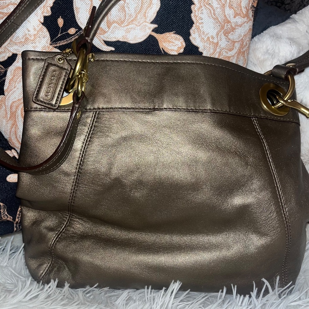 Coach Ashley Leather Hippie Bag # F17605 - Picture 3 of 10